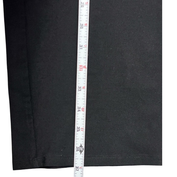 Eileen Fisher Pant Women PP Black Stretch Crepe PullOn Washable Straight Leg - Picture 10 of 11